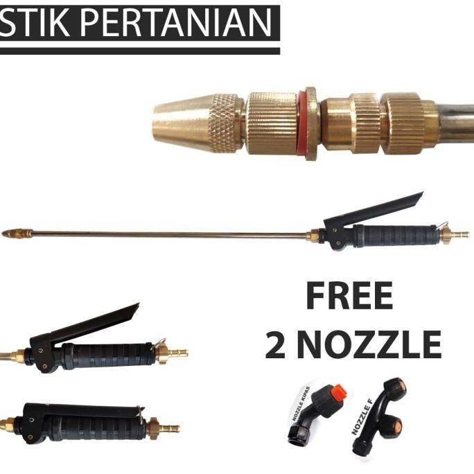 Stik Sprayer Elektrik Lengkap / Paket Stik Pertanian - Bonus 2 Nozzle