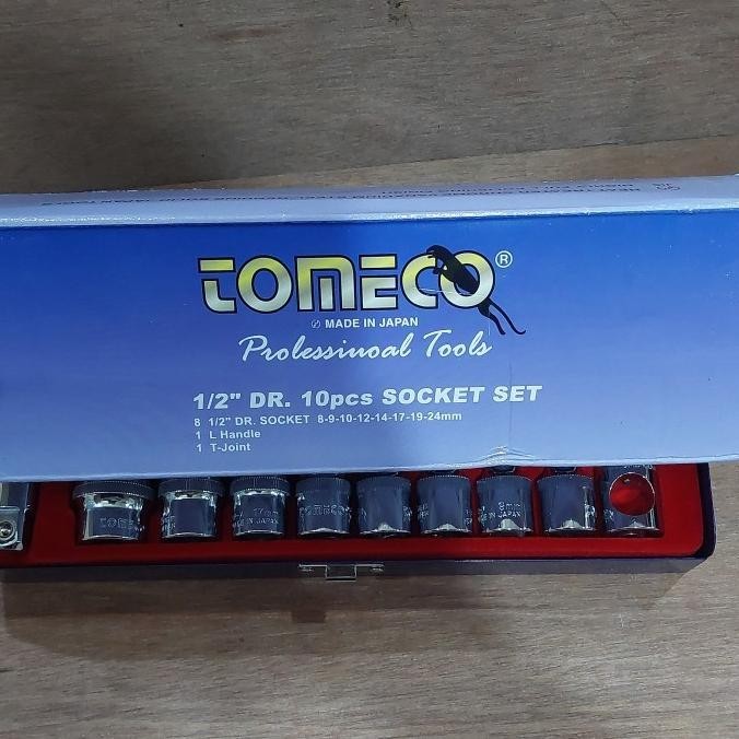 Tomeco Kunci Sock Set 8-24Mm 10 Pcs  [ Duoble L21 ]