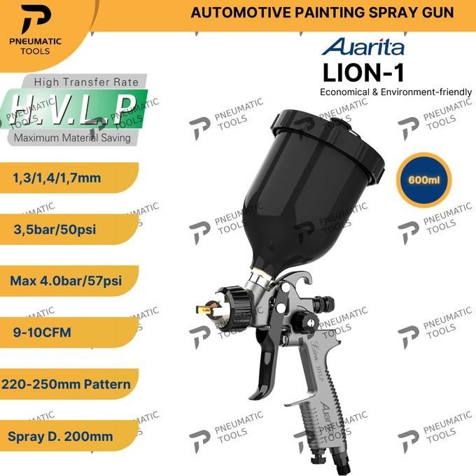 Spray Gun Auarita Lion-1 Hvlp Original - Environmental Spray Gun Lion1