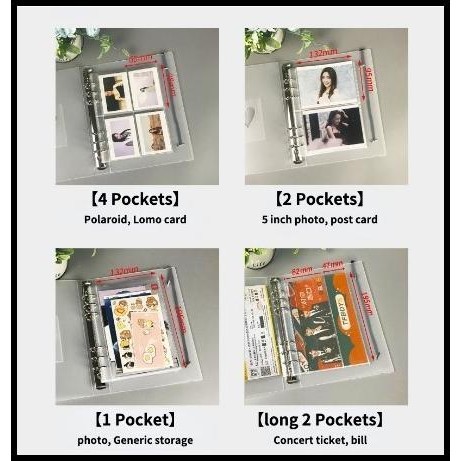 

TERMURAH 10PCS BINDER A5 PHOTOCARD PC KPOP KOREA PHOTO ALBUM REFILL CARD HOLDER !!