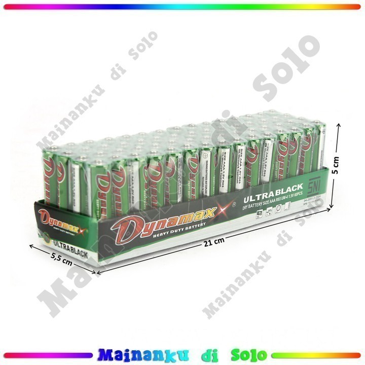 [Mainanku] [Grosir 60 pcs] Batu Baterai AA Dynamaxx Hijau