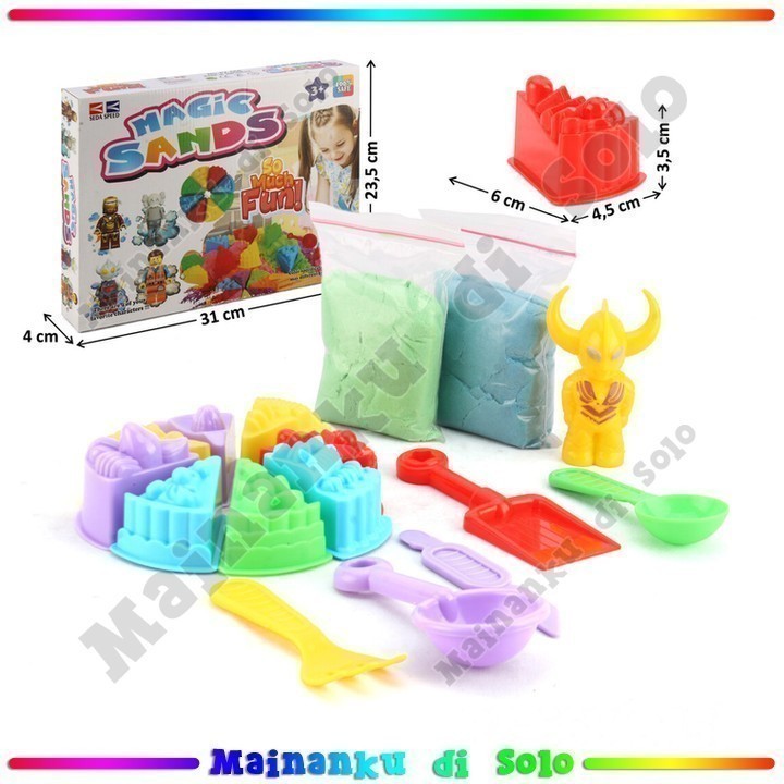 [Mainanku] Mainan Pasir Ajaib - Pasir Ajaib Pasir Kinetik Cetakan Figure - LY10018