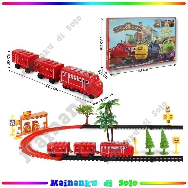 [Mainanku] Mainan Kereta Api 3 Gerbong Track Chuggington