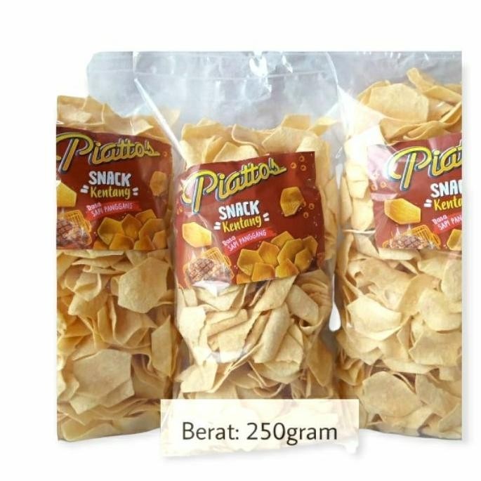 

Ah67 Snack Keripik Kentang Piatos branded kiloan 160 gram Murah