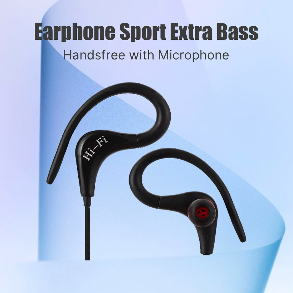 ER- Earphone Sport Extra Bass Handsfree with Microphone - SF-878 / henset bluetooth/henset/headset/h