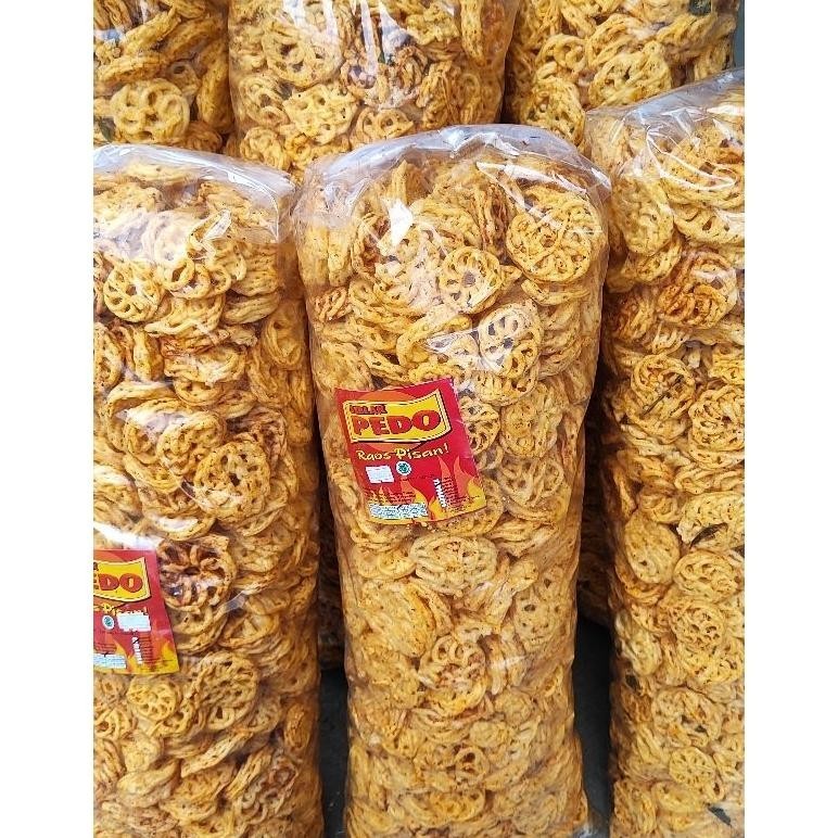 

Promo Spesial!! Krupuk Seblak Mawar pedas daun jeruk 1 kg Sale