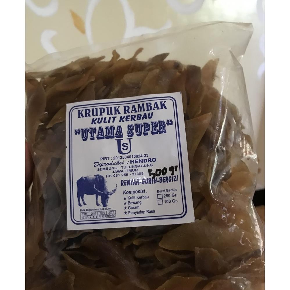 

GF21 KRECEK RAMBAK KERBAU 500gr Berkualitas