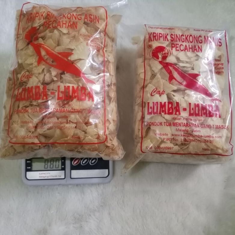 

YBW-2429 kripik singkong lumba-lumba PECAHAN 850-900 gram Murah