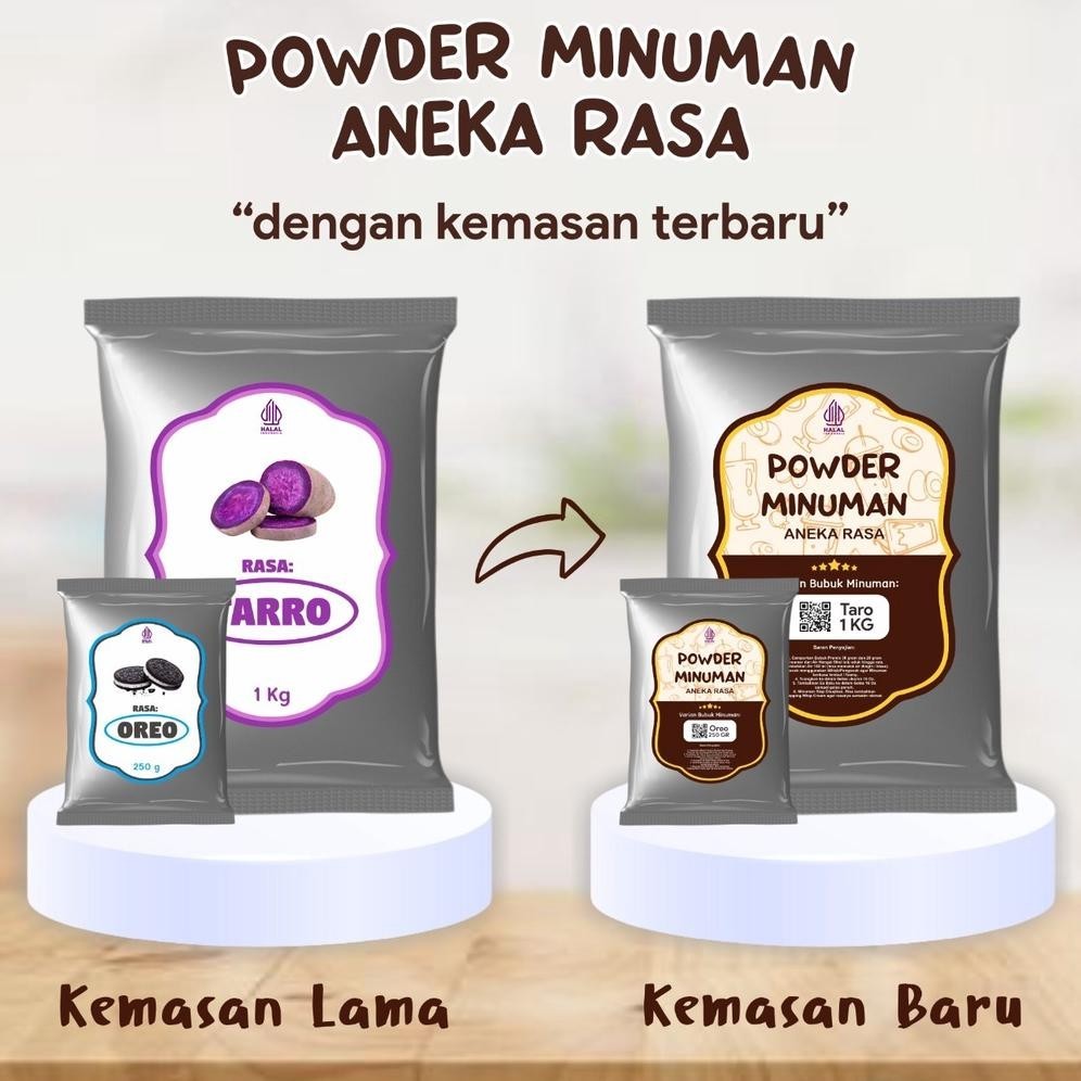 

edf-62 Bubuk Serbuk Minuman 1kg Rasa Choco Dark Kekinian Standar Choco Dark Powder Drink C27 Original