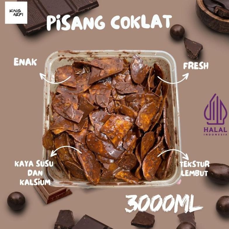 

iQ45 1KG KRIPIK PISANG COKLAT BY KINGARFI22 Berkualitas