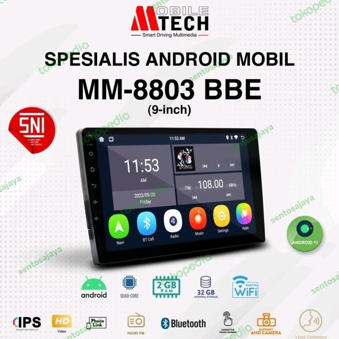 Head Unit Android 9 Inch Mtech Mm-8803 Ram 2Gb+32Gb
