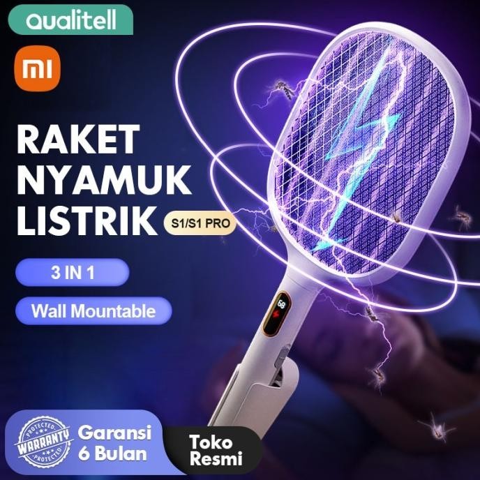 Qualitell Xiaomi Raket Nyamuk Listrik Wifi Multifungsi Bisa Digantung