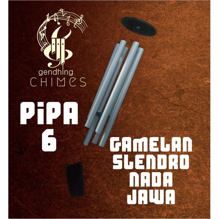 Aray Lonceng Angin Nada Gamelan Jawa Slendro Nada Jawa Windchimes Pipa 6
