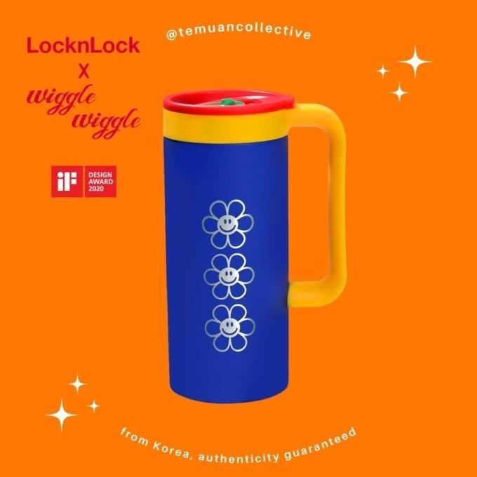 New Wiggle Wiggle X Locknlock Table Mug - Insulated Cup/Tumbler/Bottle Stok Terbatas