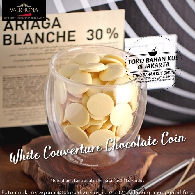 

Valrhona Ariaga Blanche 30% 500Gr Chocolate White Couverture Cokelat