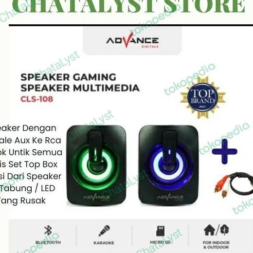 Speaker Set Top Box Tv Komputer Rca Output