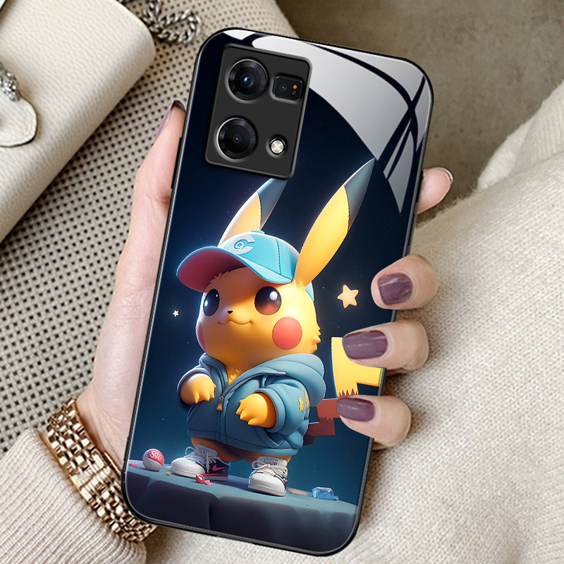 Casing Hp Untuk OPPO Reno 7 4G Reno 8 4G Reno 8T 4G Case Casing HP Kemewahan premium kaca Cesing Kes