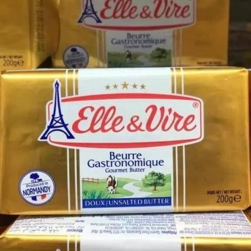 

Elle&vire Butter unsalted [ mentega tawar ] 200gr