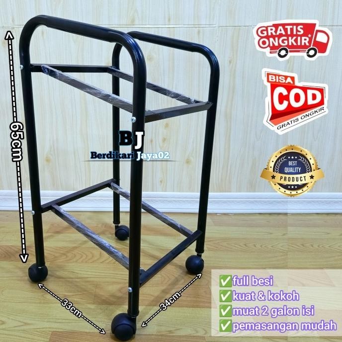 Rak Galon Air 2 Susun / Rak Dispenser Air 2 Susun / Bonus Krai Air