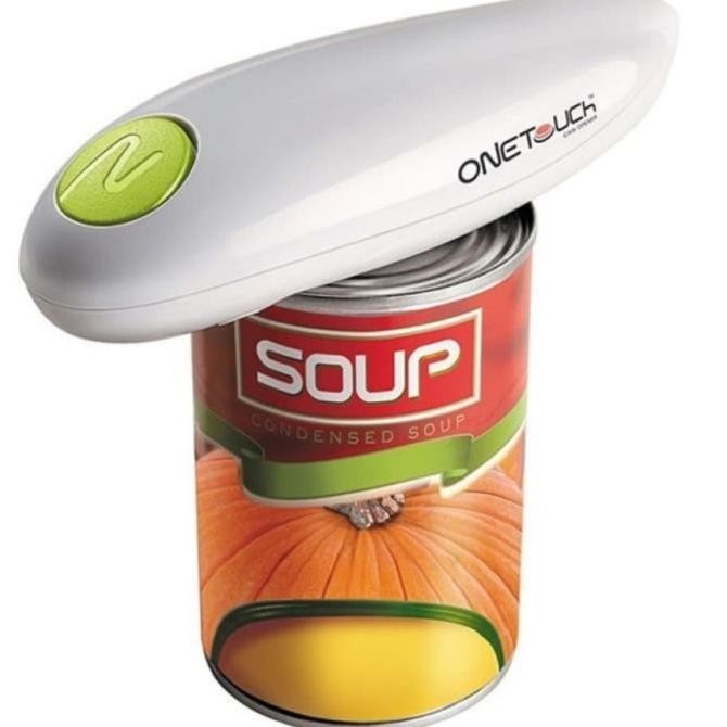One Touch Can Opener - Alat Pembuka Kaleng Otomatis - Pembuka Kaleng