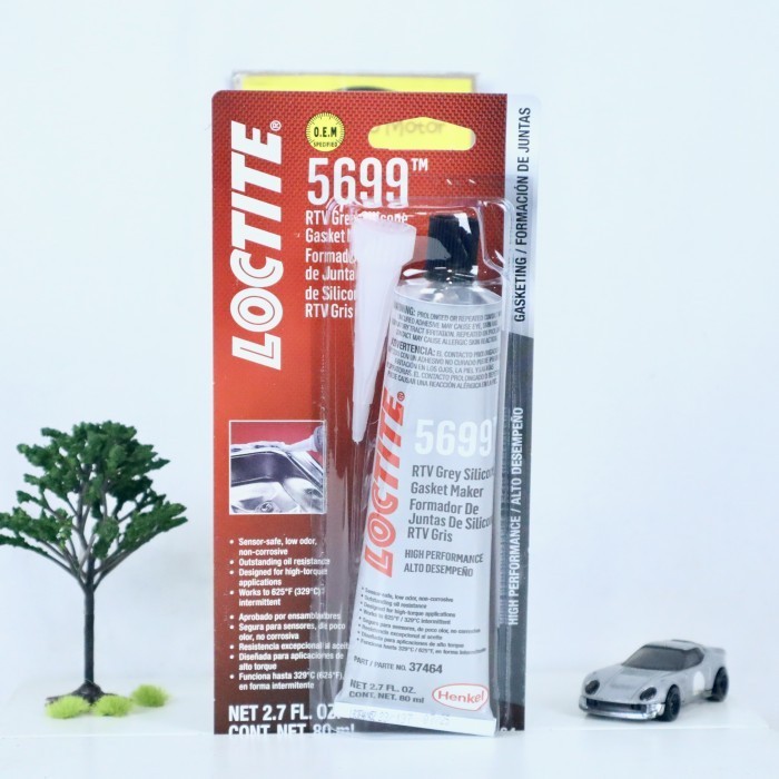 

Loctite 5699 Rtv Grey Silicone Gasket Maker Sealer Lem Silikon 80Ml
