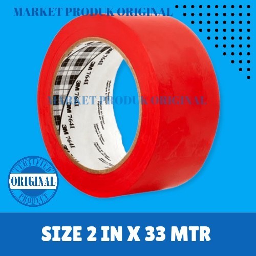 

Floor_Marking Tape 3M 764 Merah Size 2In X 33 Mtr