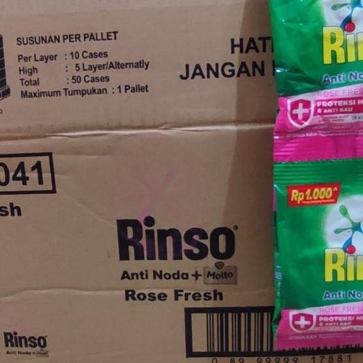 Rinso Detergent Bubuk Sachet 1 Dus 126 Sachet X 42Gr