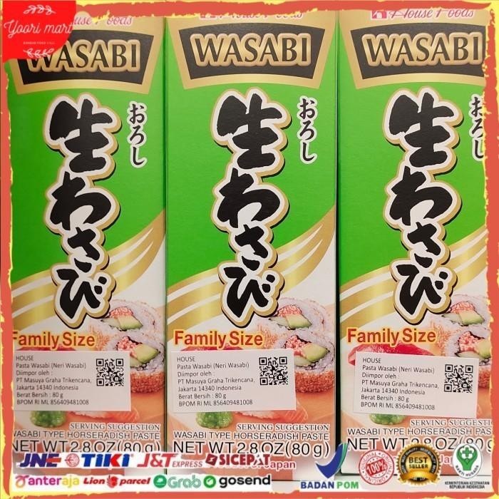

House Foods Neri Wasabi spread hot 80g asli impor Jepang Kualitas Terbaik