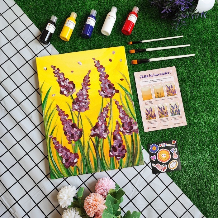 

Painting Kit - Lukisan Bunga Lavender