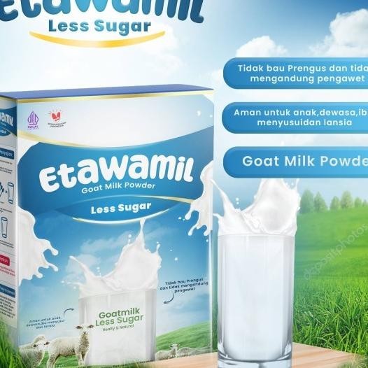

Etawal Non Sugar Tanpa Gula Susu Kambing Etawa Bubuk - 500G