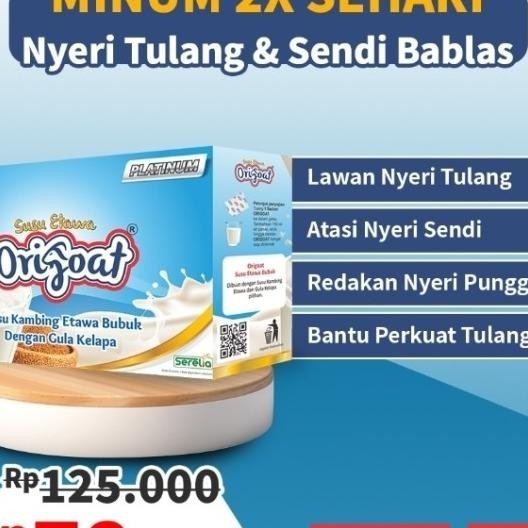 

Susu Kambing Etawa Goat Bubuk Platinum Tinggi Kalsium 250 Gr-Vanila
