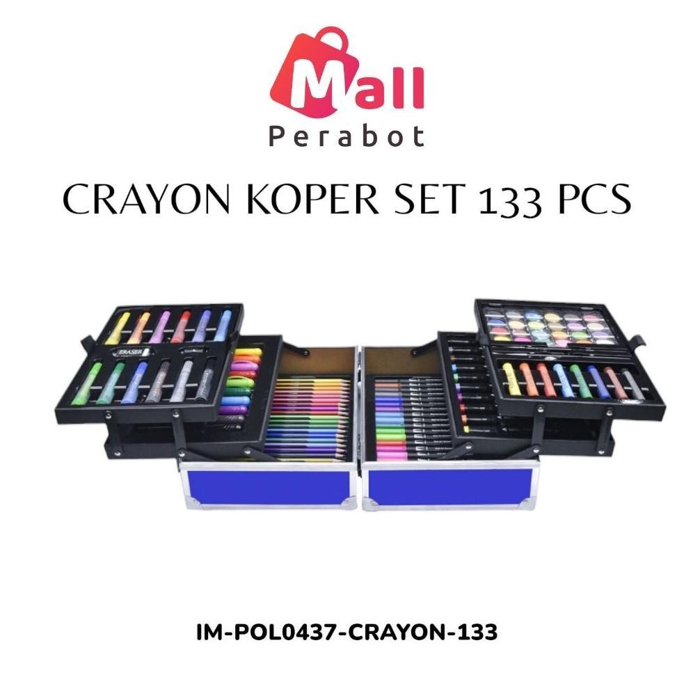 

U-45 Mall Perabot | Crayon Warna Anak Set 208 / 150 / 128 / 133 Pcs | Art Full Set | Krayon Mewarnai Anak | Pensil Warna | Perlengkapan Mewarnai Lukis Best Seller