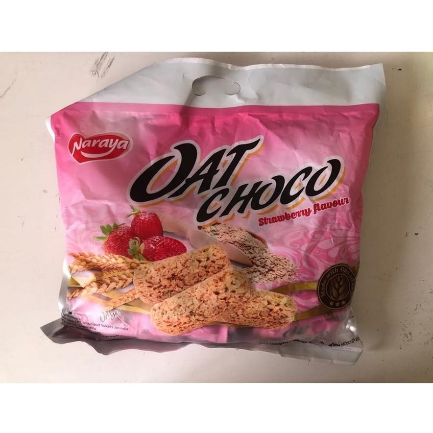 

Ox04 Naraya Oat Choco/ snack oat/ chocolate/ vanilla/ pandan/ ubi / green tea 400g Viral