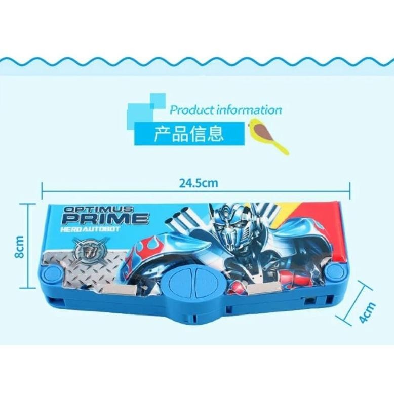 

Dgh-43 Tempat Pensil Karakter Anak Laki Laki Multifungsi Kotak Pensil Magnet Tombol Rautan Pencil Case Big Sale