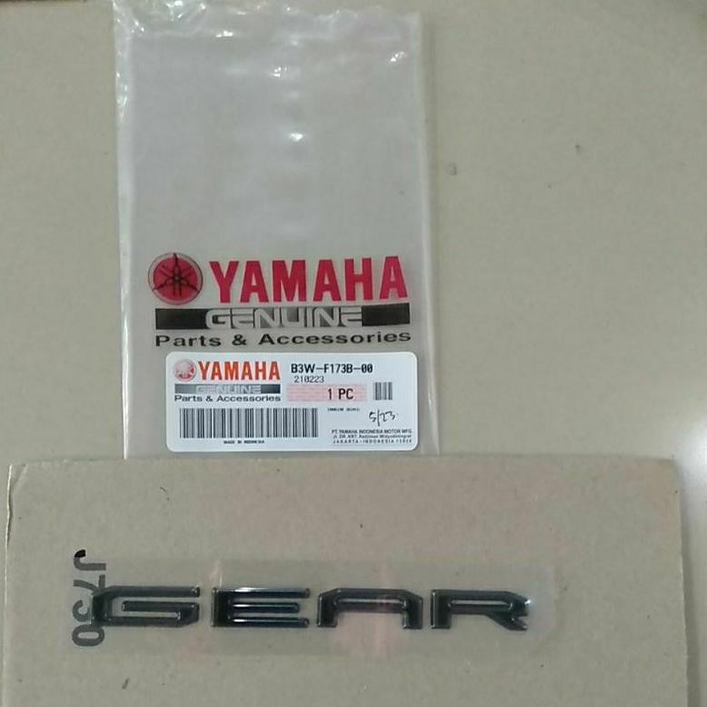 TY EMBLEM YAMAHA GEAR 125 ORIGINAL TERLARIS