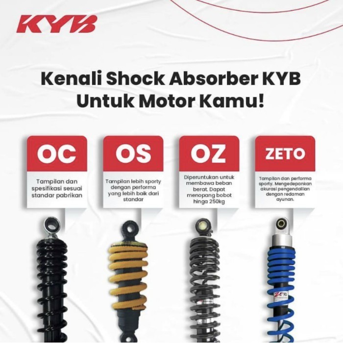 SHOCKBREAKER SHOCK HONDA SUPRA GTR 150 KYB ZETO KAYABA ZETO ORIGINAL TERMURAH