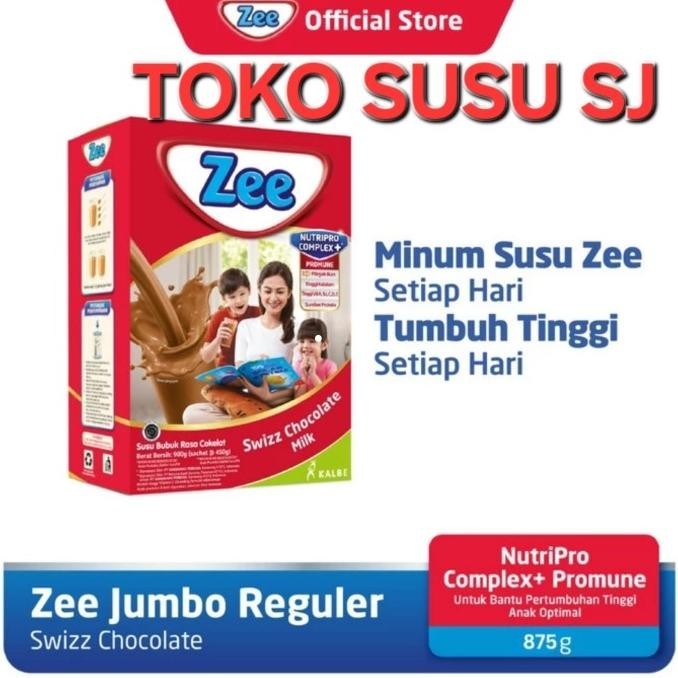 

Zee Reguler coklat 2x450 gr / Kid zee reg 900 gr coklat