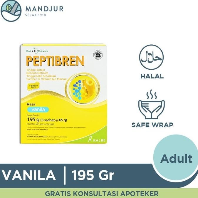 

Peptibren Vanila 195 Gram - Susu Nutrisi Kesehatan Saraf