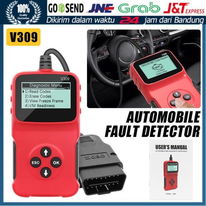 Ready oke] Scanner Mobil Universal OBD2 OBD Injeksi Auto Diagnostic Scanner Car