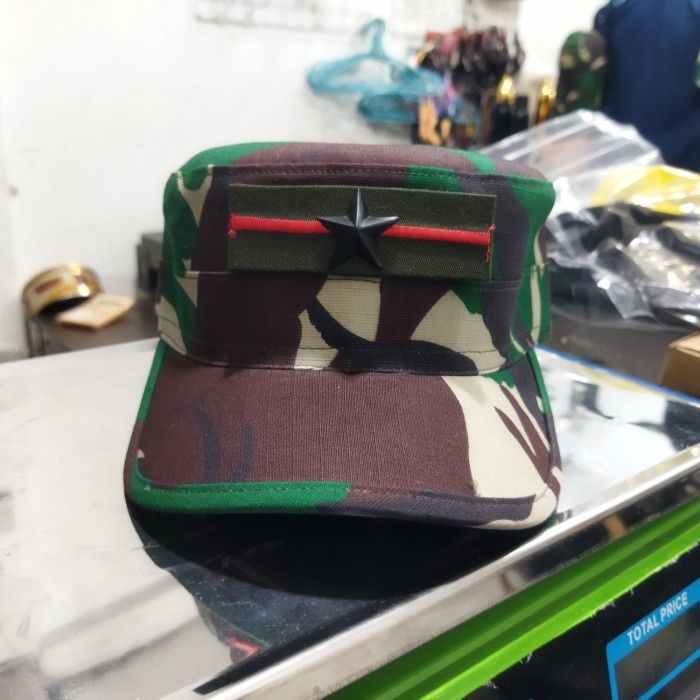 Topi Pet Komando Loreng Malvinas Sritex Wool