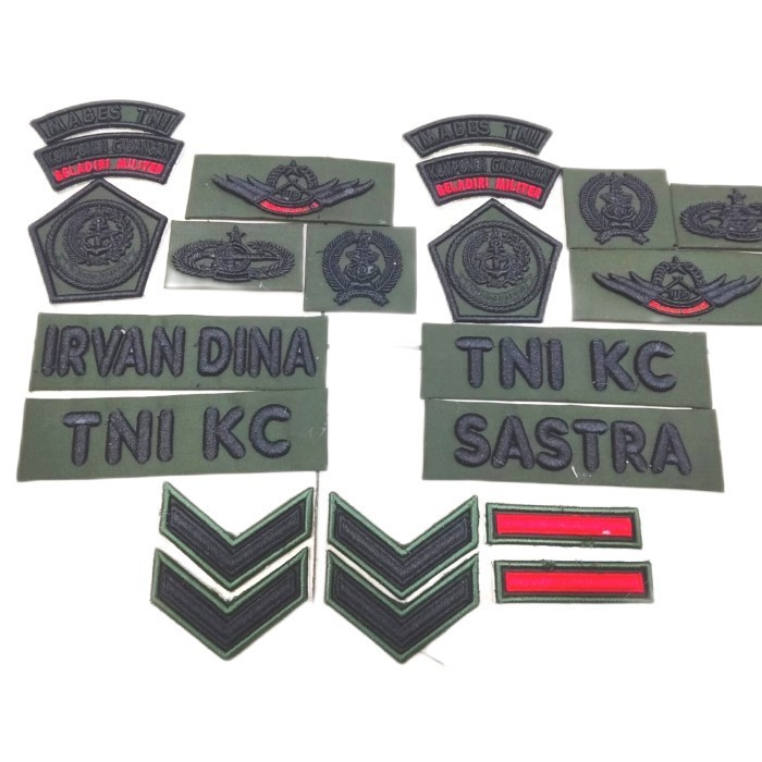 Bordir Timbul Tni Kc Komcad