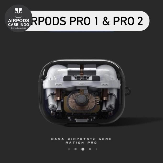 AIRPODS PRO MECHANICAL MACHINE TRANSPARENT SILICONE CASE AIRPODS PRO