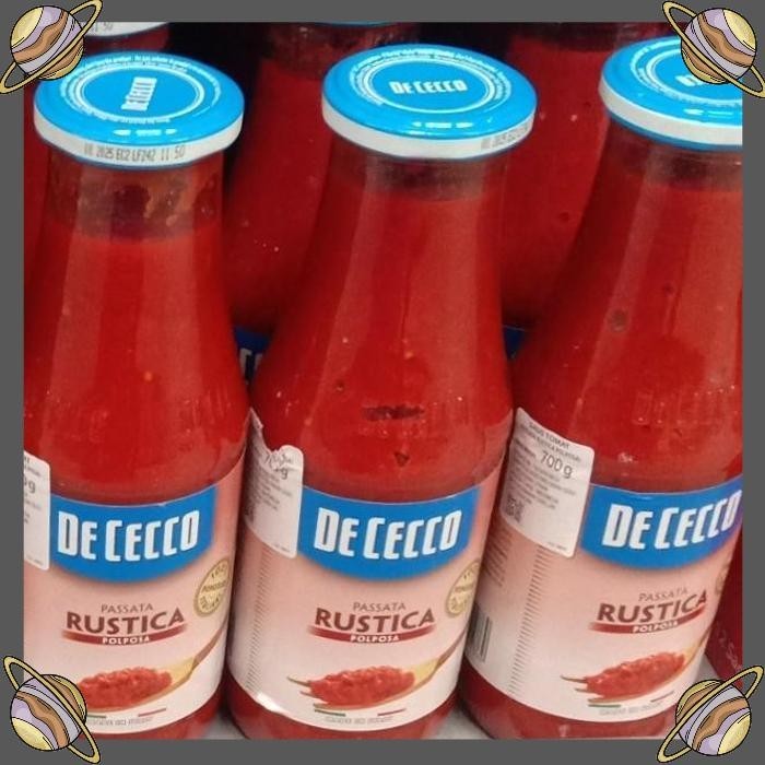 

[CLS] DE CECCO PASSATA RUSTICA POLPOSA 700 GR/TOMATO PASTE/SAUS PASTA