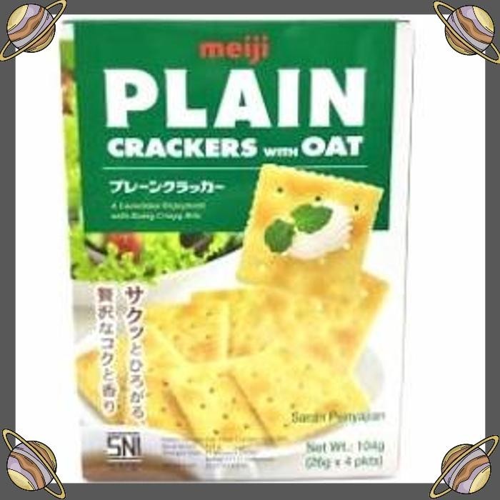 

[CLS] MEIJI PLAIN CRACKER WITH OAT 104 GR