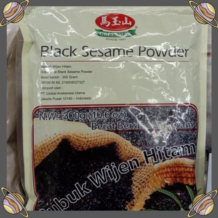 

[CLS] BLACK SESAME POWDER/GREENMAX BUBUK WIJEN HITAM 300 GR