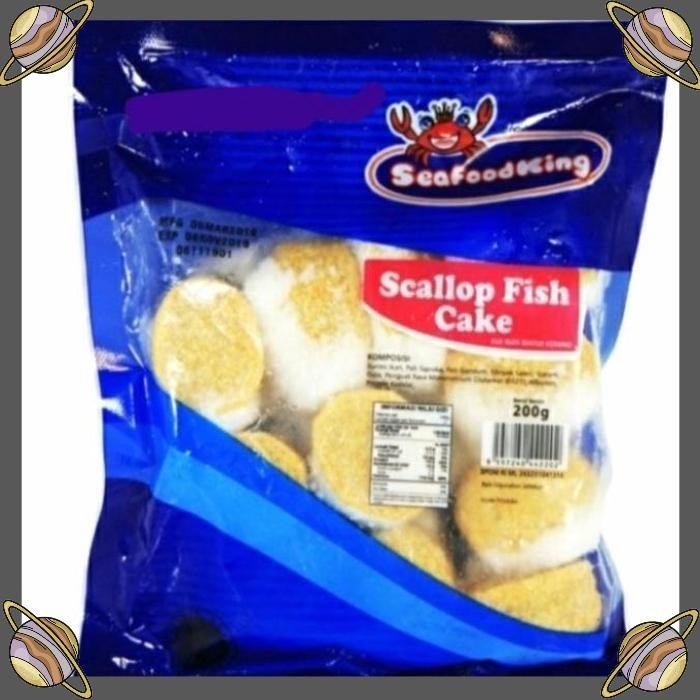 

[CLS] SEAFOOD KING SCALLOP FISH CAKE 200 GR/BAKSO IKAN/FROZEN FOOD