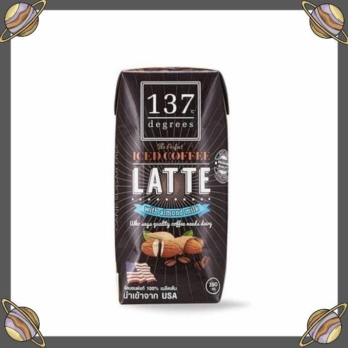 

[CLS] 137 DEGREES ALMOND MILK WITH COFEE LATTE 180 ML