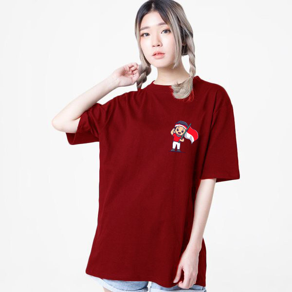 Kaos Atasan Dewasa HUT RI Kaos Kemerdekaan Kaos Dirgahayu RI Kaos Wanita HUT RI Kaos Pria HUT RI