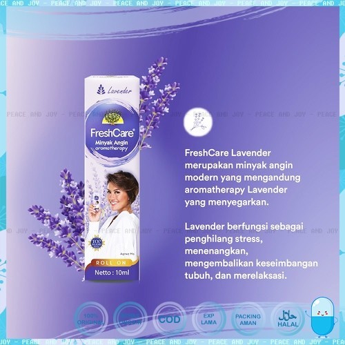 FRESH CARE 10 ML LAVENDER UNGU DIJAMIN ORIGINAL