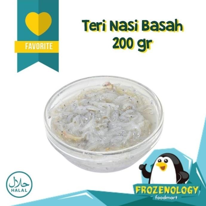 

Teri Nasi Teri Medan Segar Basah Tawar MPASI Ikan Segar Seafood 200g